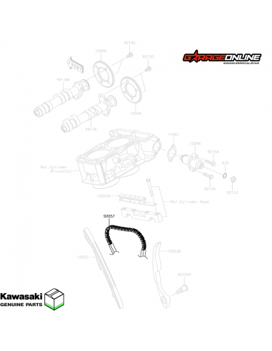 CADENA DISTRIBUCIÓN KAWASAKI NINJA...