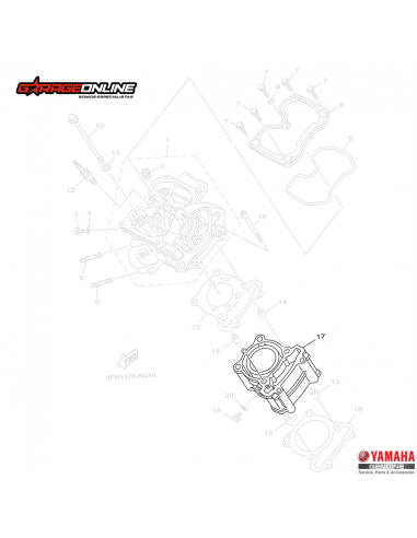 CILINDRO ESTANDAR YAMAHA YZF R15...