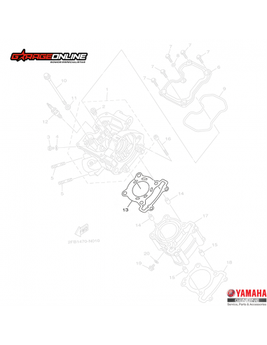 EMPAQUETADURA DE CULATA YAMAHA YZF...