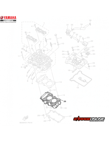 CILINDRO ESTANDAR YAMAHA YZF R3 - YZF...