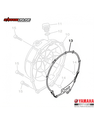 EMPAQUE EMBRAGUE YAMAHA XJ6 GENUINO