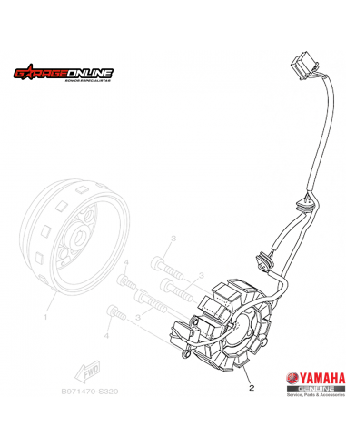 ESTATOR YAMAHA FZ-25 GENUINO