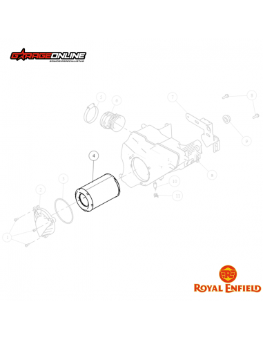 FILTRO DE AIRE ROYAL ENFIELD...
