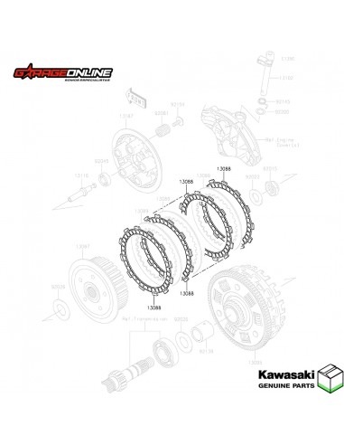 DISCOS DE EMBRAGUE KAWASAKI VERSYS...