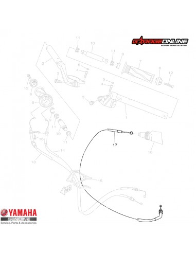 PIOLA EMBRAGUE YAMAHA YZF-R15 V3...