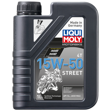 ACEITE DE MOTO 15W50 LIQUI MOLY STREET