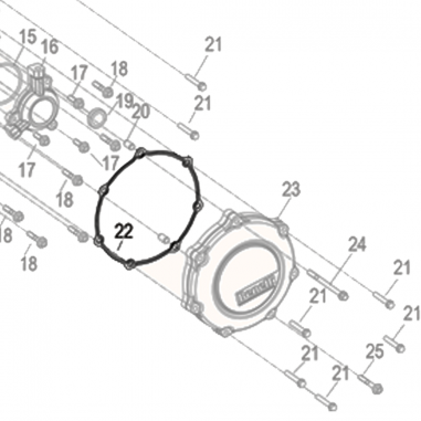 EMPAQUETADURA EMBRAGUE BENELLI TNT 25