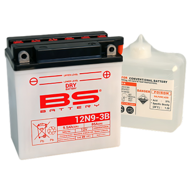 BATERIA 12N9-3B BS BATTERY